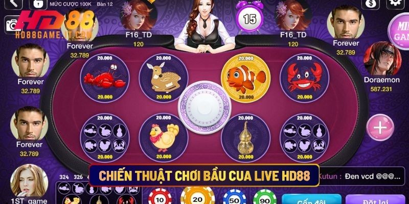 Chiến Thuật Chơi Bầu Cua Live Hd88