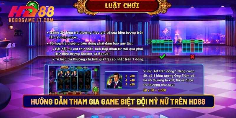 Hướng Dẫn Tham Gia Game Biệt Đội Mỹ Nữ Trên Hd88